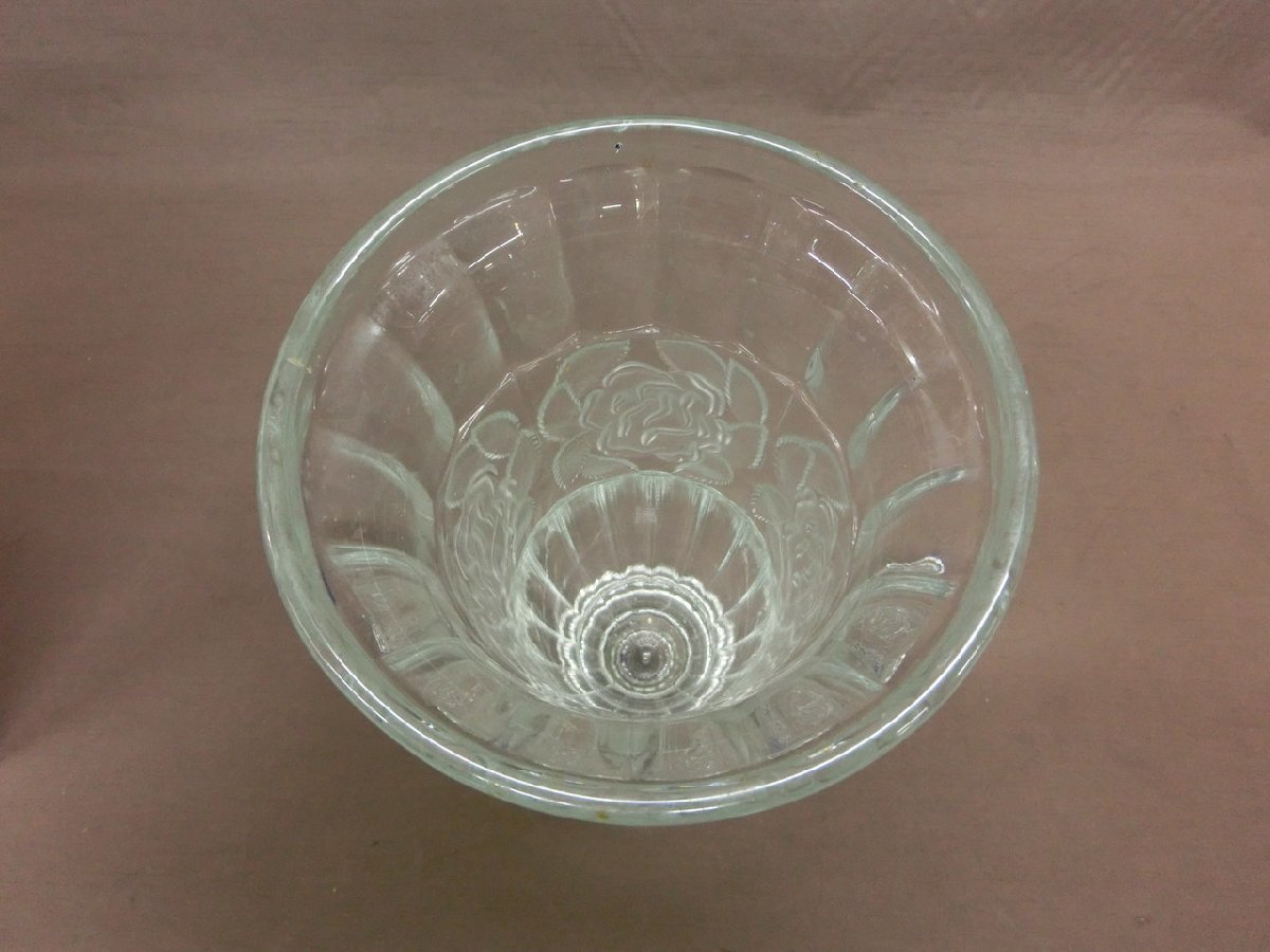 【WU-0001】BOHEMIA ボヘミアガラス グラス クリスタル 花瓶 花器 フラワーベース 飾り インテリア 現状品【千円市場】の画像2