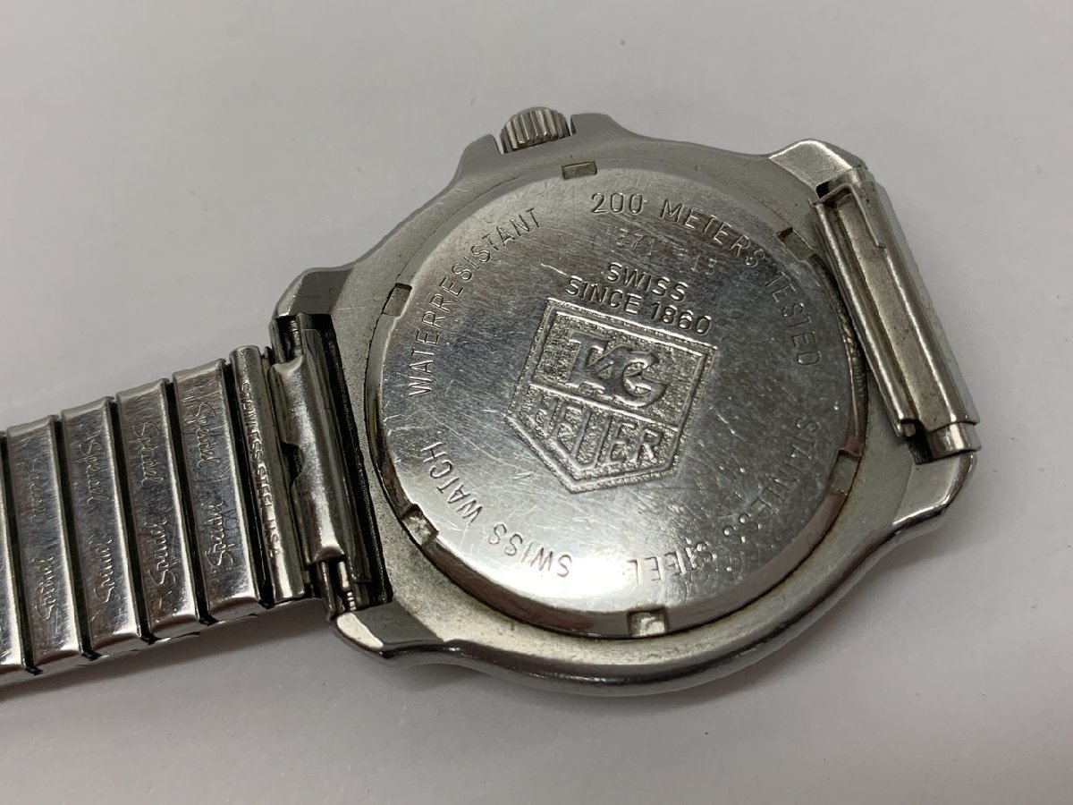 【WB-0418】TAG HEUER タグホイヤー フォーミュラー1 プロフェッショナル 200M防水 クォーツ 371.513 2.89 ジャンク【千円市場】_画像3