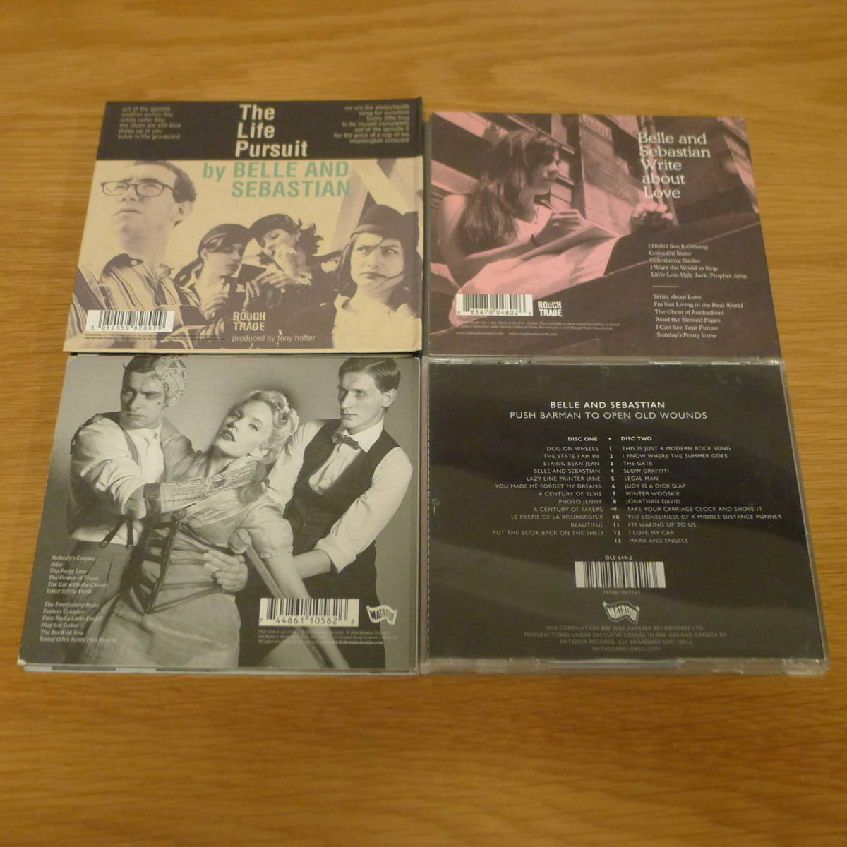 Belle And Sebastian 4作5枚セット Life Pursuit, Write About Love, Girls In Peacetime Want To Dance, Push Barman To Open Old Wounds_画像2