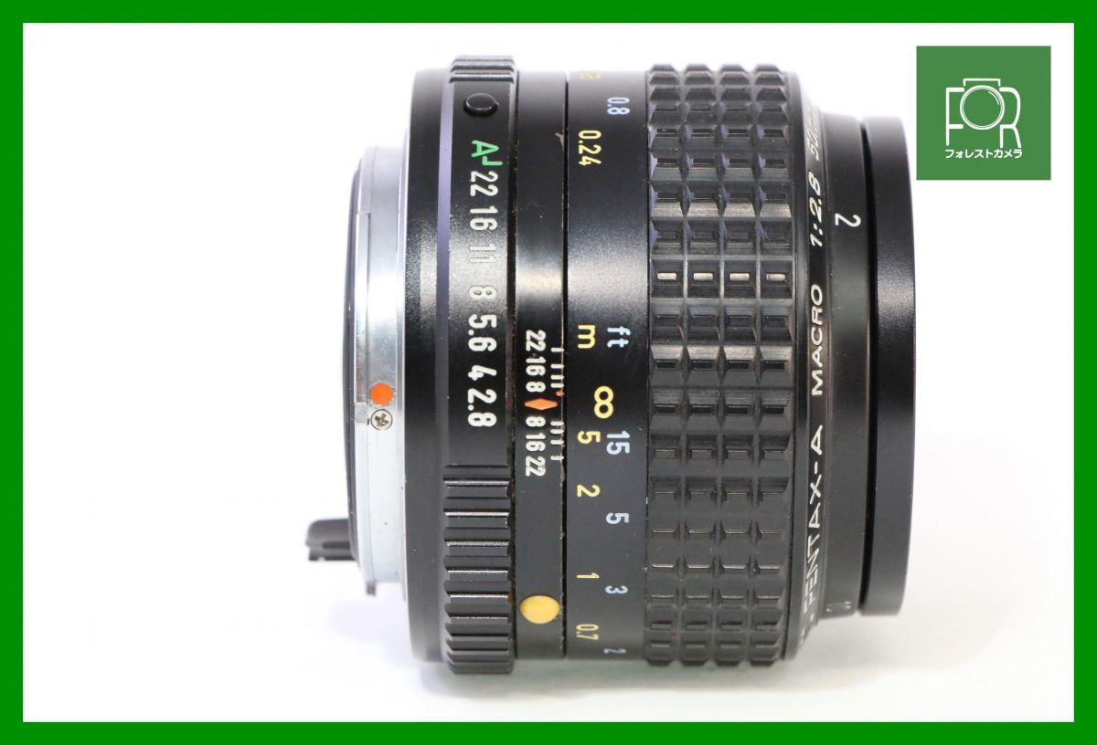 【同梱歓迎】【動作保証・点検済】良品■ペンタックス smc PENTAX-A MACRO F2.8 50mm■6242_画像2