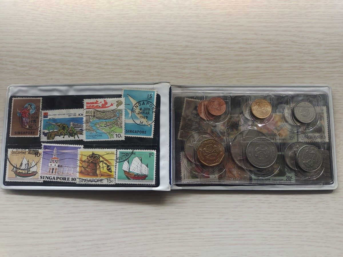 シンガポール マレーシア コインシート 記念硬貨 コレクション