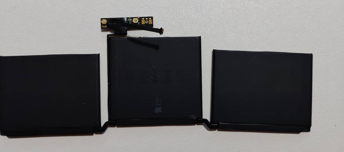 Macbook Pro 13インチモデルA2159 (2019)　A2289　A2338 (2020)用バッテリー A2171 残量4289mAh　サイクルカウント240