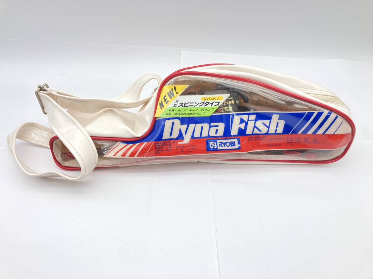 RYOBI　Dyna Fish　SC-505B　リール　ロッド セット　5ピース　10A-R　リョービ　ダイナフィッシュ　釣り竿　レトロ　現状品　_画像10