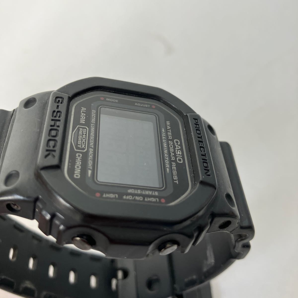 ○【500円スタート】CASIO カシオ G-SHOCK 1545 DW-5600MS 腕時計 ブラック クォーツ_画像9