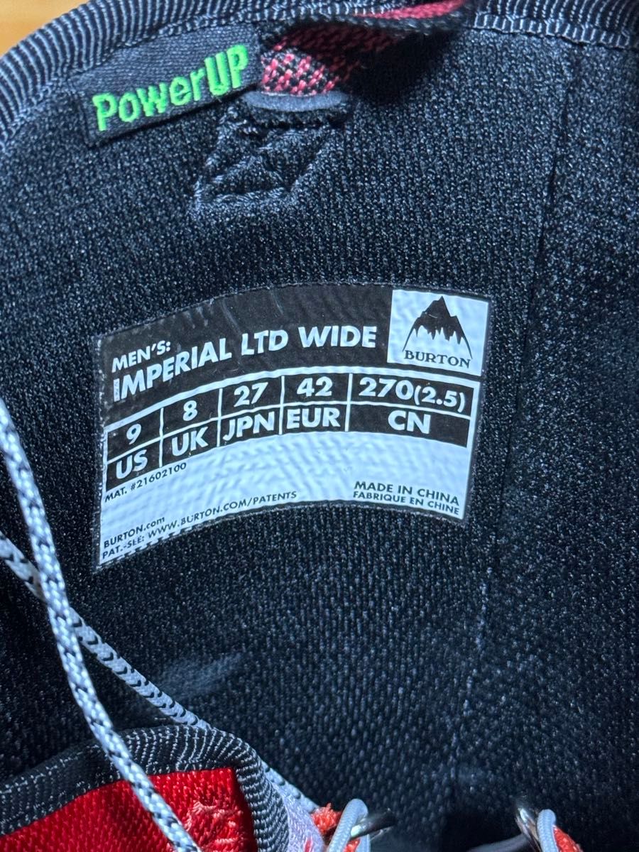 BURTON IMPERIAL LTD WIDE バートン インペリアル リミテッド BURTON IMPERIAL LTD WIDE バートン インペリアル リミテッド