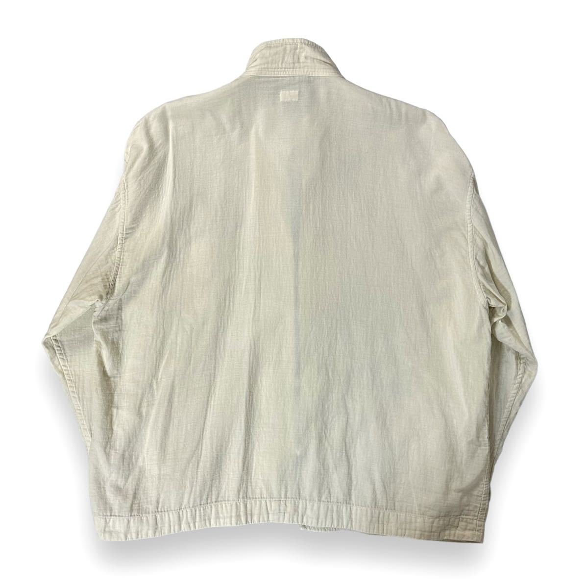 【美品】Porter Classic ポータークラシック CHINESE JACKET チャイナ チャイニーズ ガーゼ シャツ ジャケット 3サイズ L相当 日本製の画像2