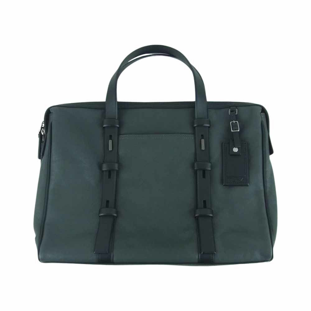TUMI トゥミ 68917IRN MISSION HARRISON Leather Briefcase ミッション ハリソン レザー ブリーフケース バッグ 【中古】