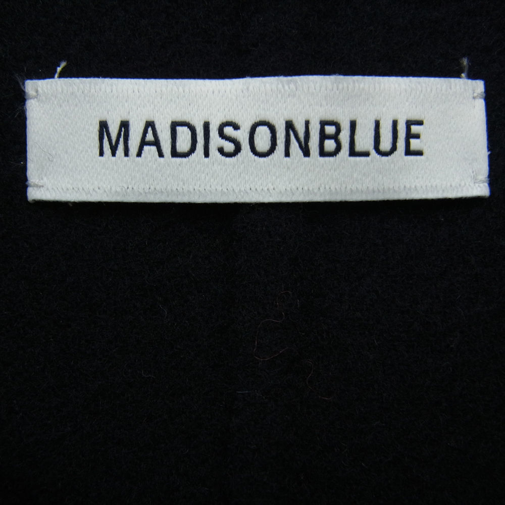 MADISON BLUE マディソンブルー MB999-2101 COAT リバーサイド スリット ケープ ポンチョ ウール ジャケット【極上美品】【中古】_画像5
