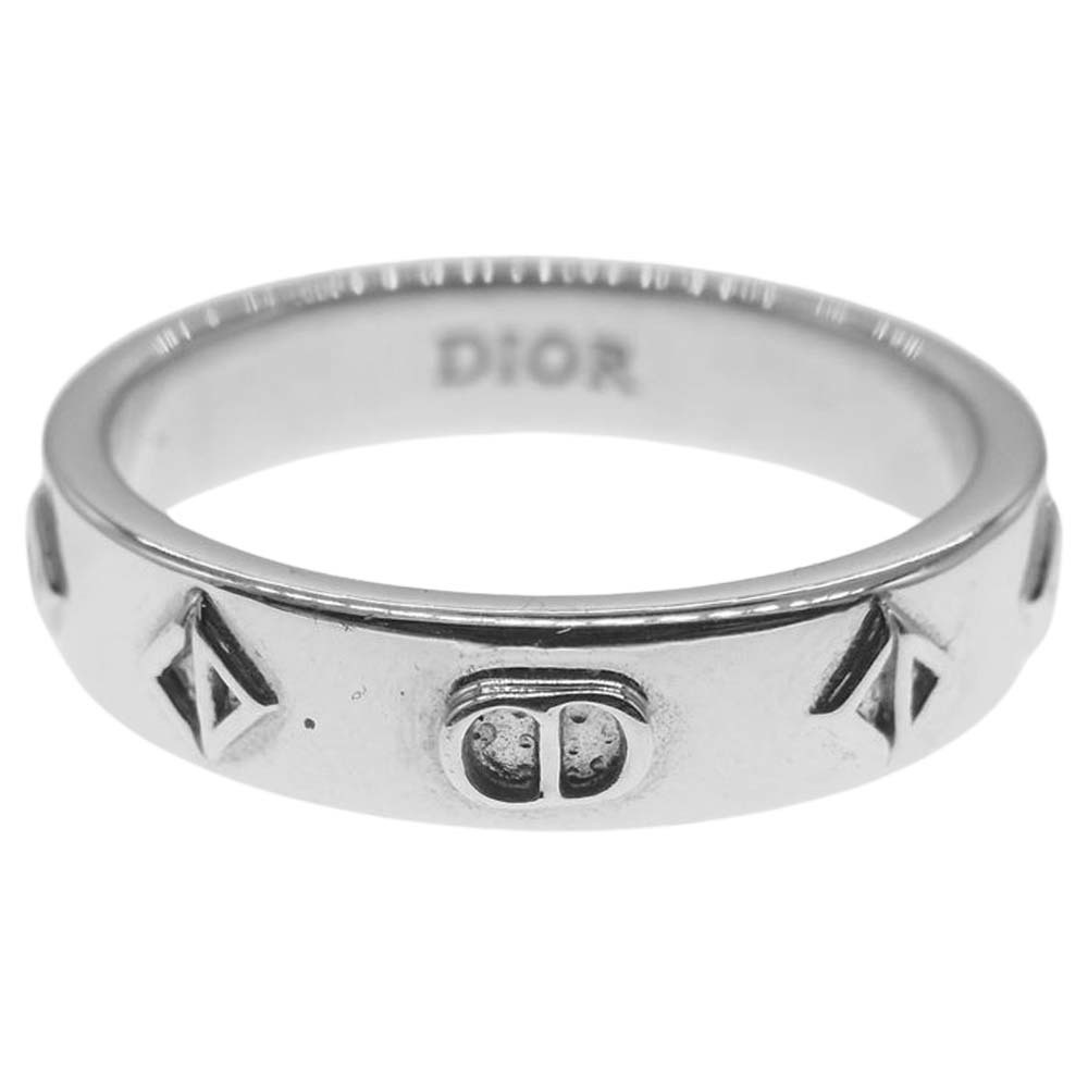 Dior ディオール CD DIAMOND ダイヤモンド リング シルバー系 19号【中古】