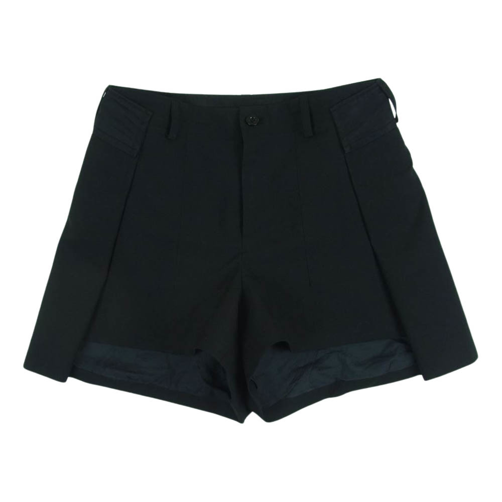 Sacai サカイ 23AW 23-06928 Wool blend shorts ウール ブレンド ショーツ ショート パンツ 日本製 ブラック系 3【中古】