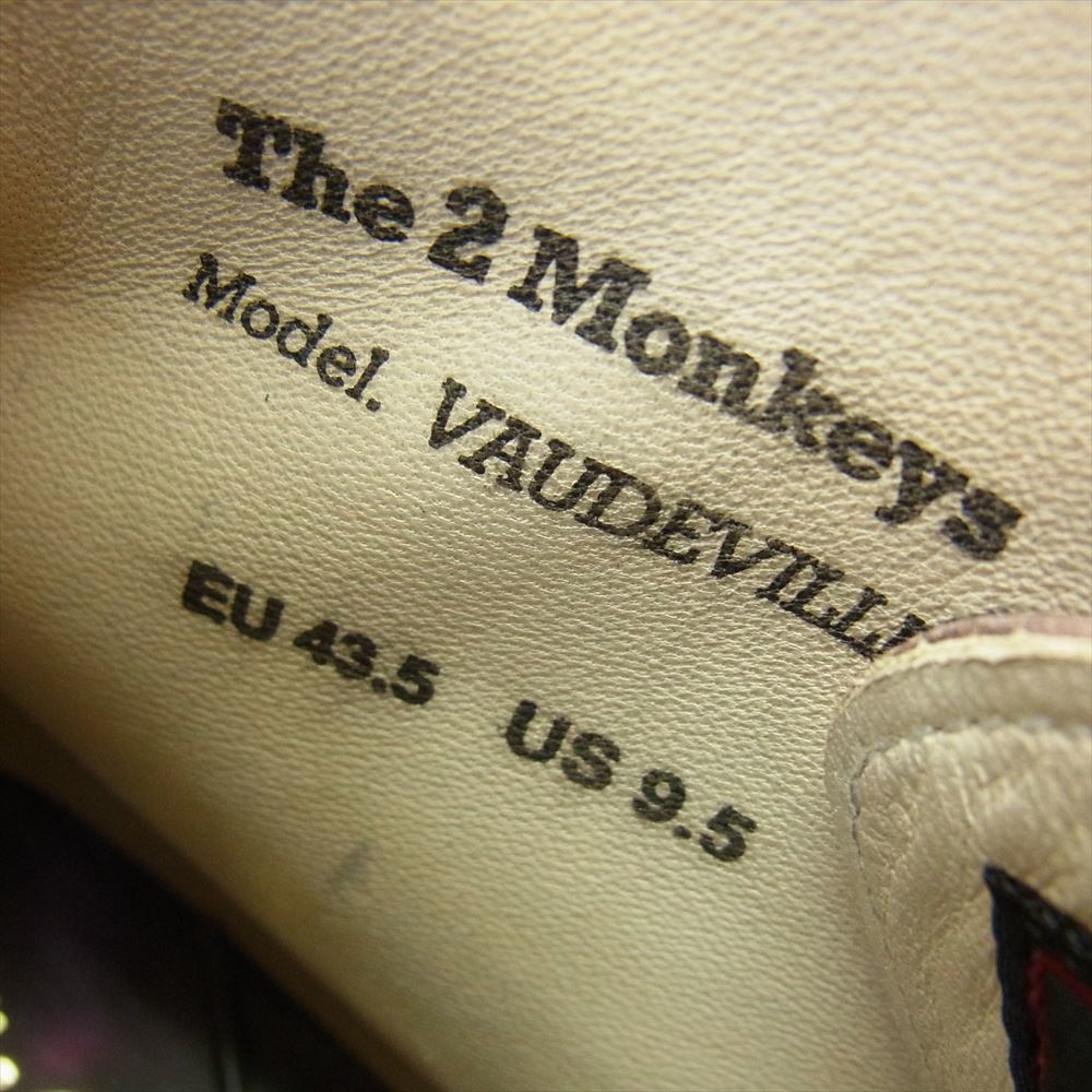 JELADO ジェラード TM83933 The 2 Monkeys VAUDEVILLE レースアップ ブーツ ダークブラウン系 27.5cm【新古品】【未使用】【中古】_画像7