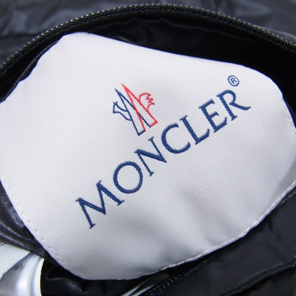 MONCLER モンクレール × FRAGMENT フラグメント ダウン マフラー ストール ブラック系【美品】【中古】_画像3