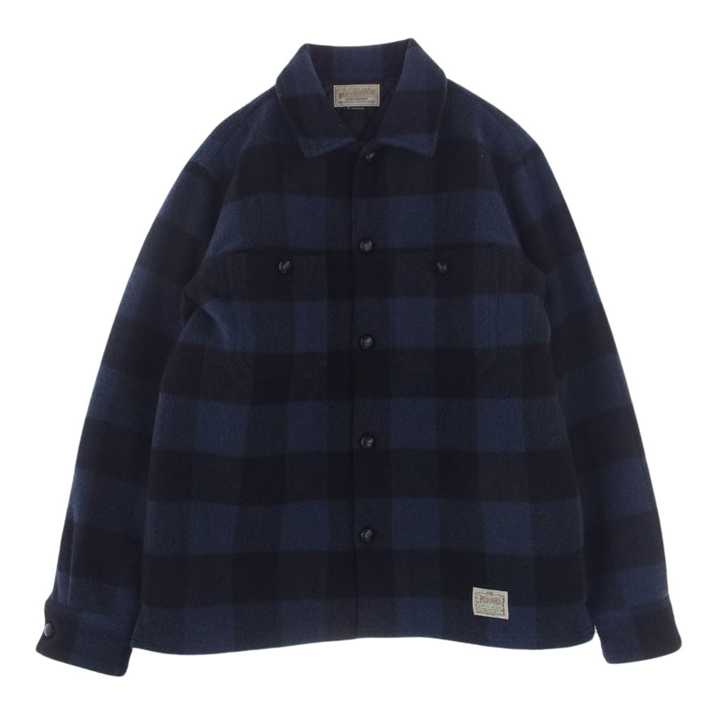 NEIGHBORHOOD ネイバーフッド 122-ARNH-SHM06 RANCH WEAR ランチウェア ウール 裏地キルティング チェック 中綿 ジャケット XL【中古】_画像1