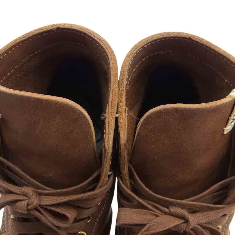 VISVIM ビズビム 22AW 0122202002003 BRIGADIER BOOTS-FOLK ブリガディア ブーツ ブラウン系 M8.5【中古】_画像5