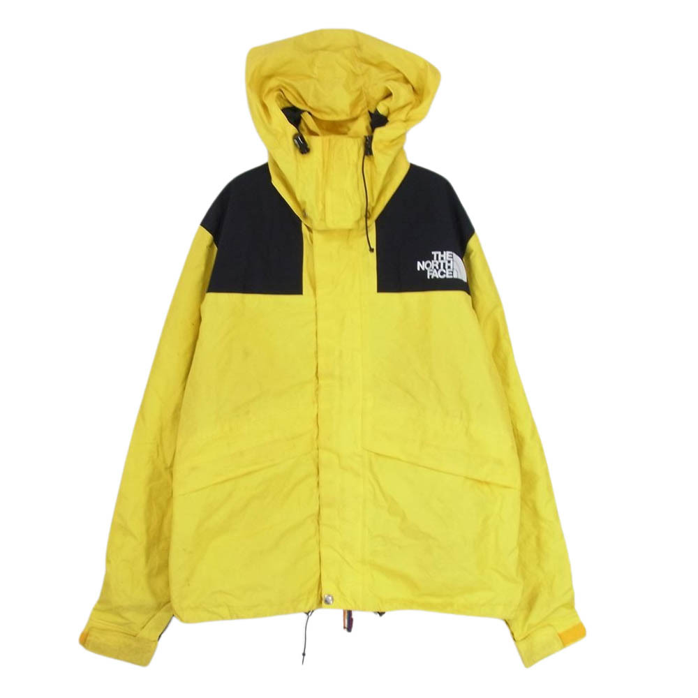 THE NORTH FACE ノースフェイス 80s 90s ヴィンテージ 茶タグ GORE-TEX ゴアテックス マウンテンジャケット イエロー系 L【中古】