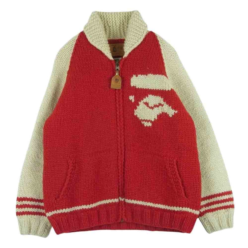 A BATHING APE A Bathing Ape SWEATER Canadian sweater POST O\'ALLS Post Overalls couch n[ used ]