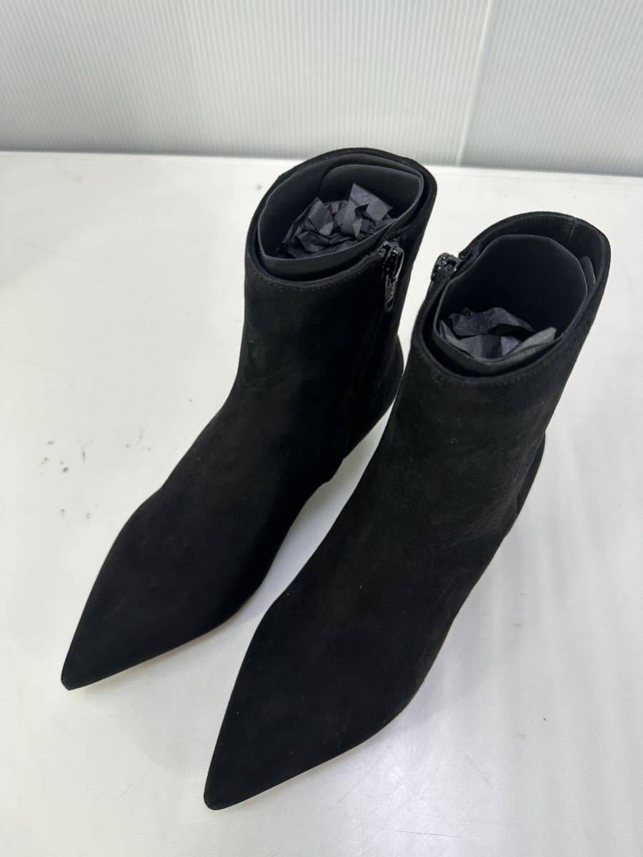  Italy made LautreChose low tore show z suede short boots 36/23.0cm black regular price :5 ten thousand jpy exhibition goods (#2205