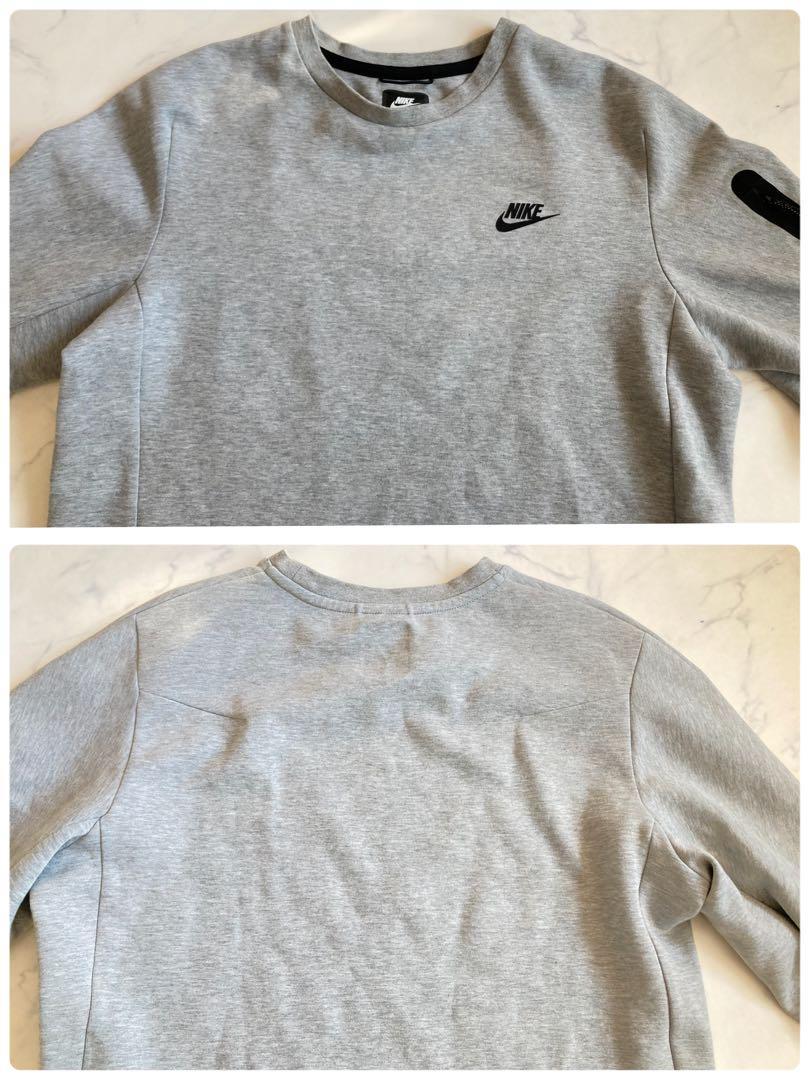 美品 ナイキ テックフリース NIKE TECH FLEECE CREW L プルオーバー ドリルファッション_画像8