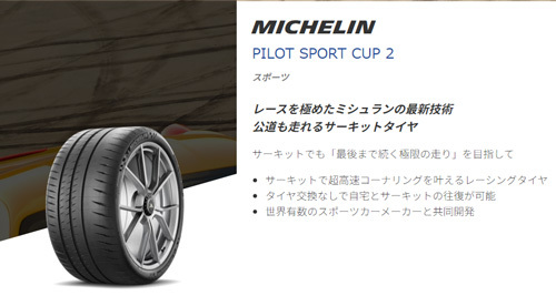 305/30R20 (103Y) XL N1 4本セット ミシュラン PILOT SPORT CUP2 パイロットスポーツ カップ2_画像2