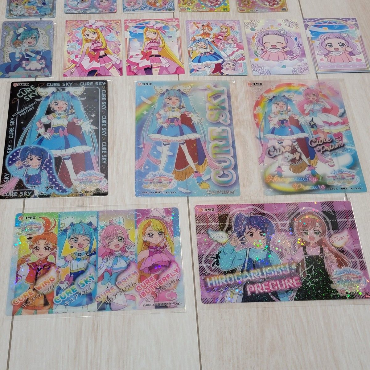 ひろがるスカイ！プリキュア等　カード　シール