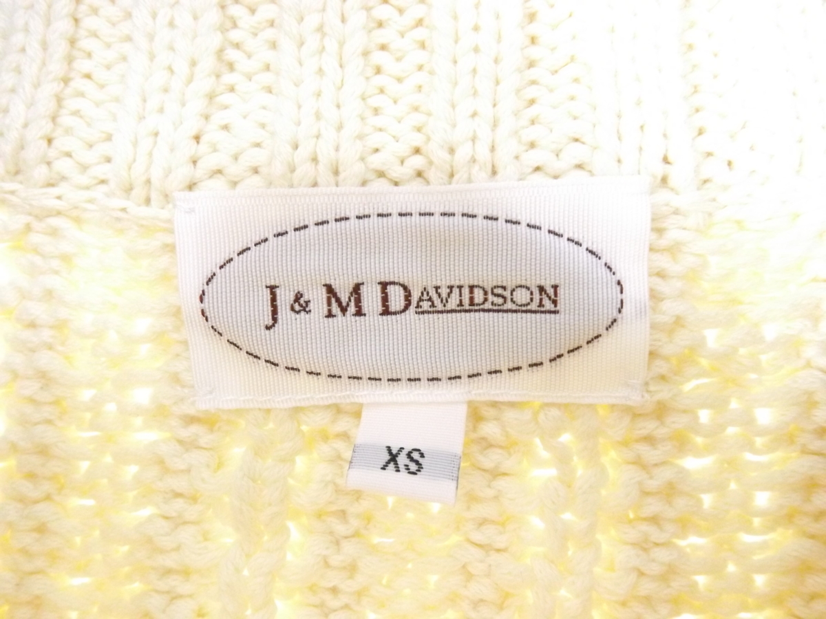 美品 J&M Davidson(ジェイアンドエムデヴィッドソン)ローゲージニット 　レディース_画像4