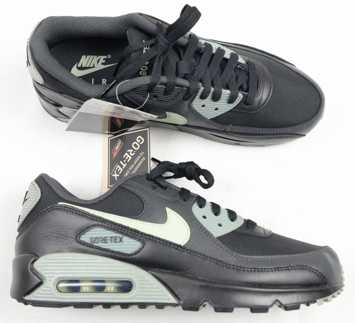 ●NIKE AIR MAX 90 GTX ナイキエアマックス90ゴアテックス(FD5810-001,ブラック/アンスラサイト/マイカグリーン等,9.0(27.0cm))新品_画像2