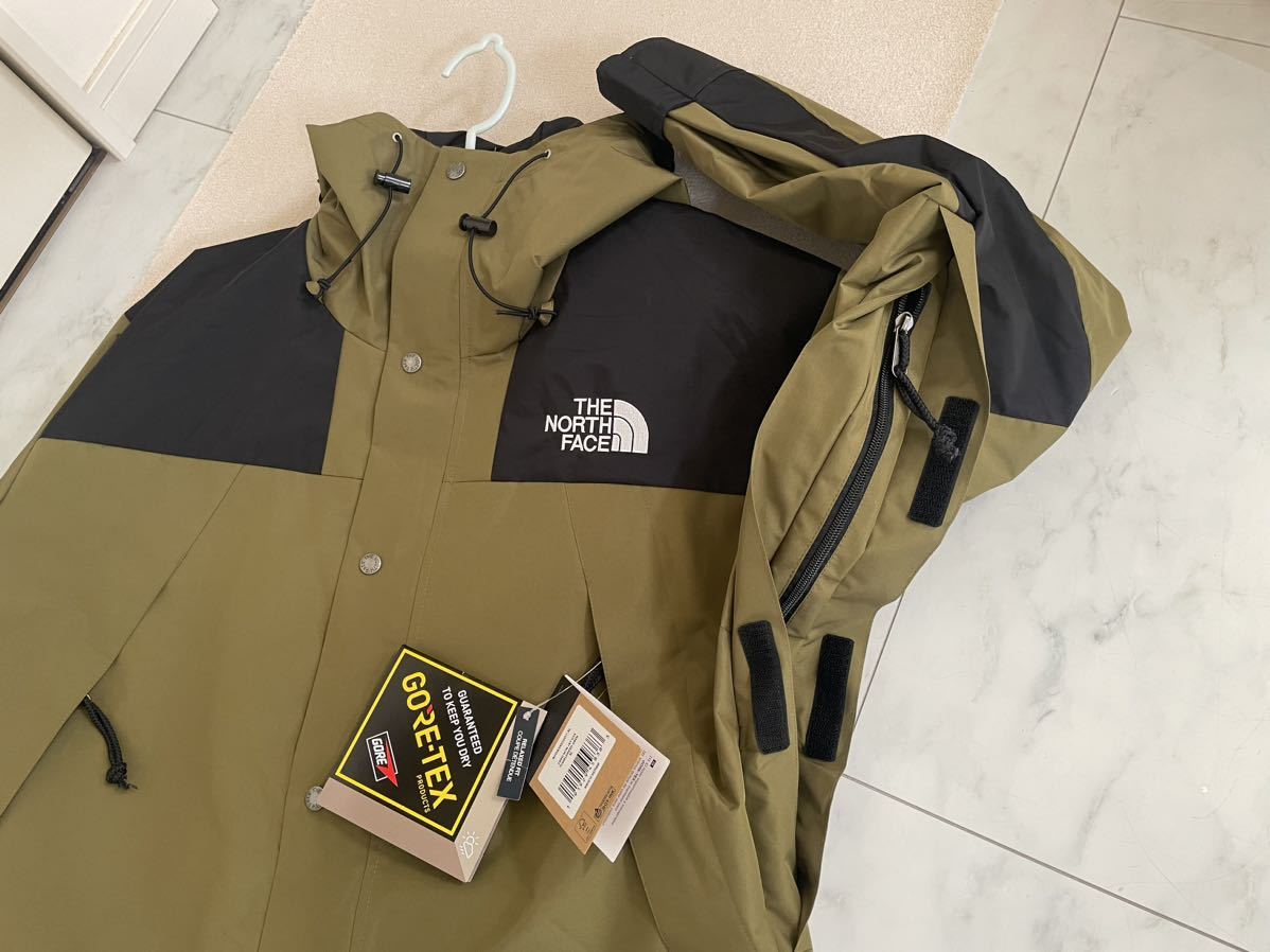 オリーブ　売り切り 未使用 XLサイズ THE NORTH ノースフェイス マウンテン ジャケット GORE TEX ゴアテックス 1990 MOUNTAIN JACKET GTX_画像3