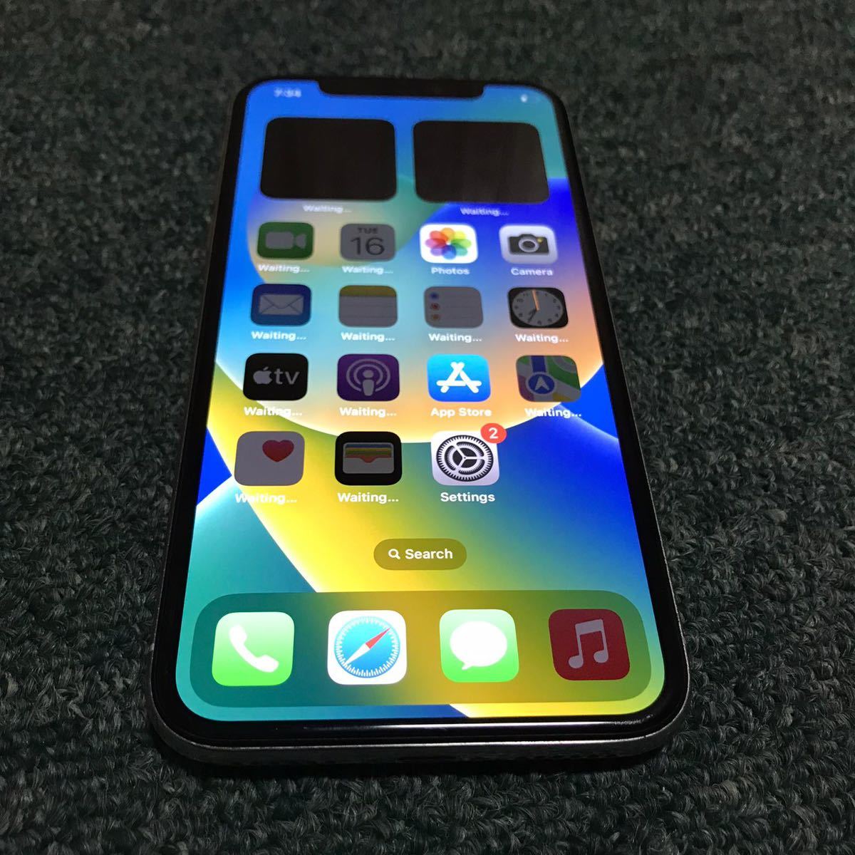 iPhone X ホワイト 256GB SIMフリー_画像1