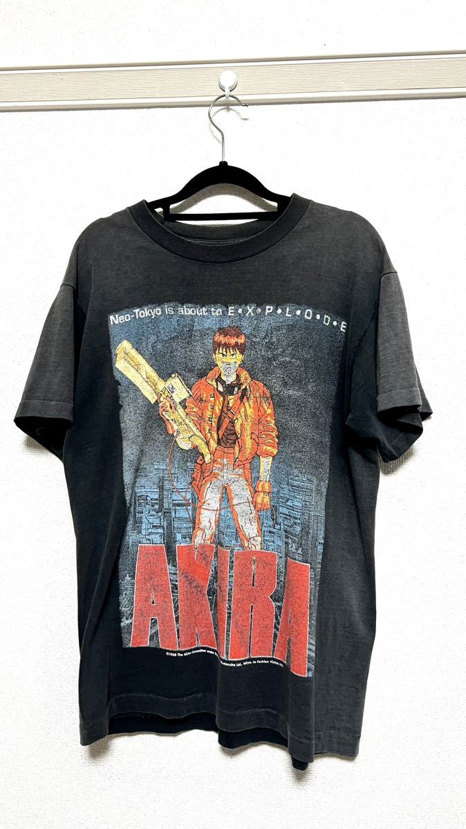 超希少(本物) 【AKIRA アキラ】80's vintage Tシャツ FRUIT OF THE LOOMボディ(M) 古着 アニメ 映画の画像1