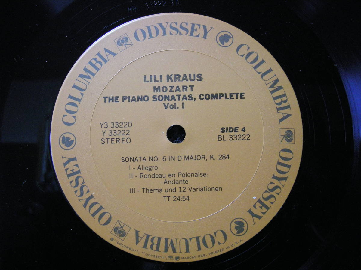 Mozart/Piano Sonatas Complete Vol.I 3LP Lili Kraus koike_画像5