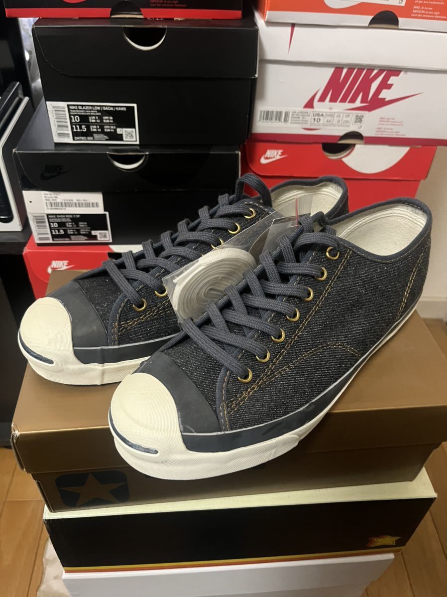 コンバース CONVERSE フイナム 1CL872 JACK PURCELL RET HVS サイズ:27.5cm ジャックパーセルデニムスニーカー 未使用品_画像1