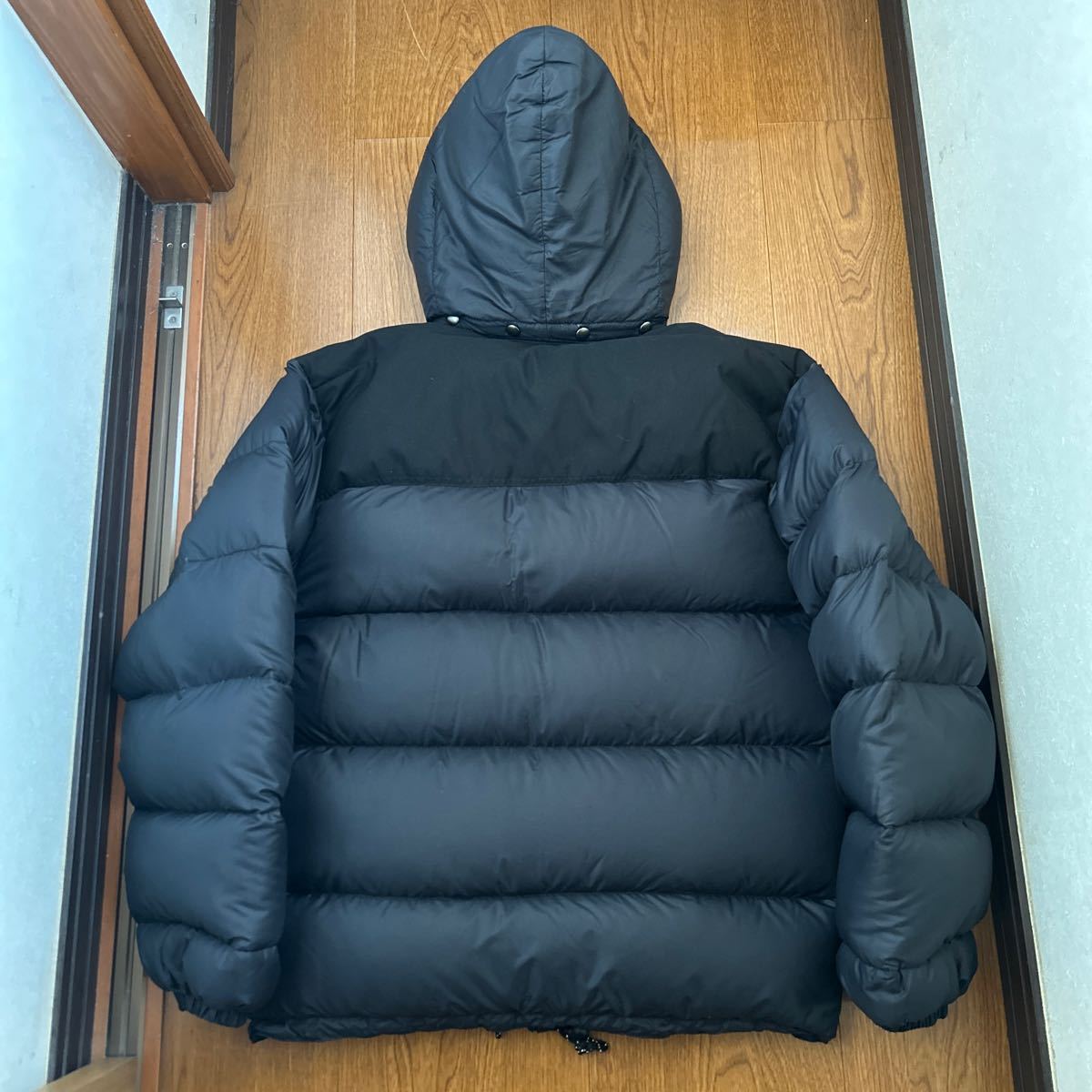 Crescent Down Warks × TRES BIEN Hooded Puffer Jacket M USA製 トレビアン 黒_画像2