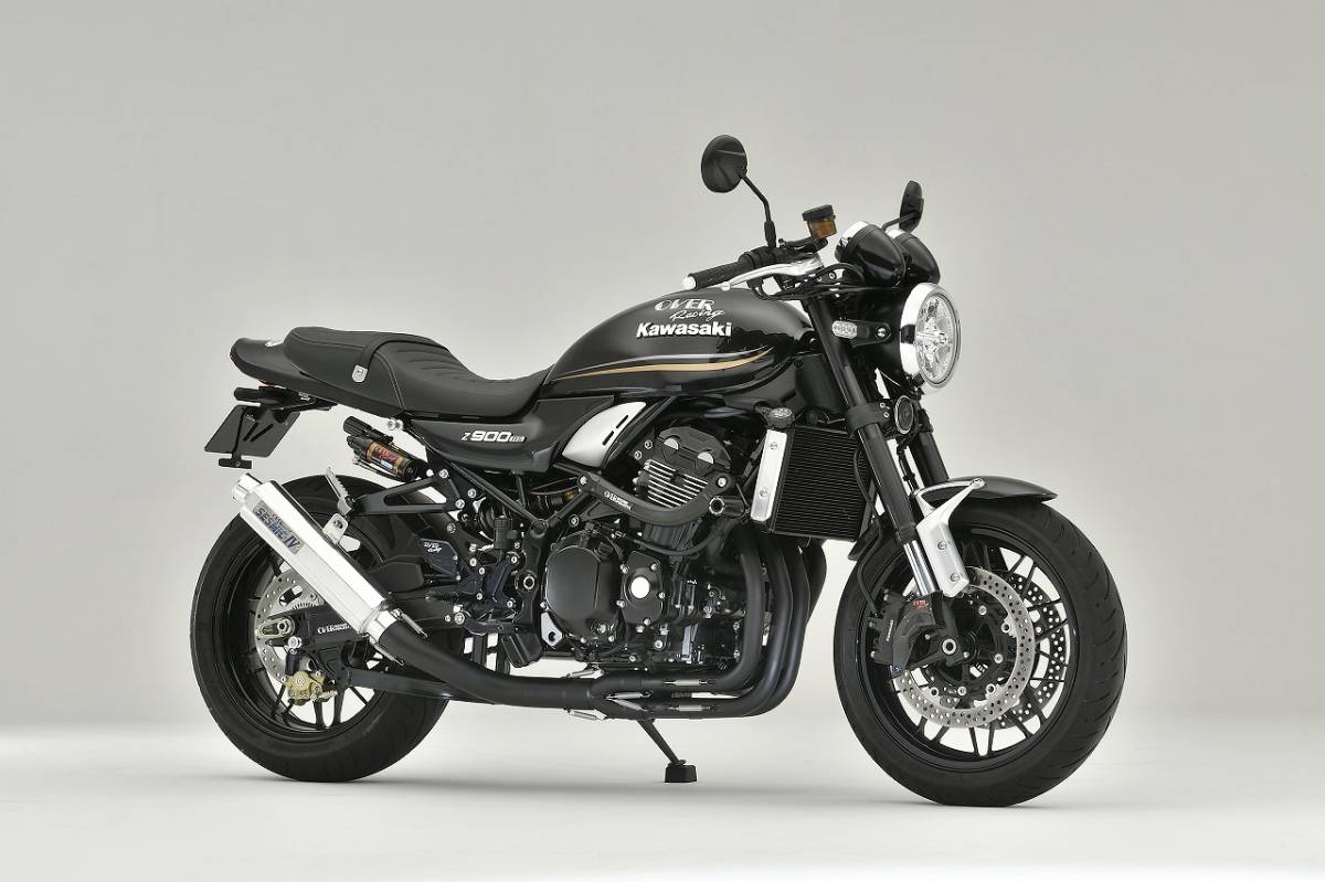 ★ OVER オーバー Z900RS SESMIC-IV フルエキゾースト BLK Z900RS(17-) マフラー 定価190300円 25-71-04B (G51225-19)の画像1