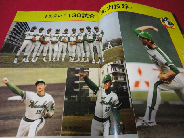 [ Professional Baseball ] southern sea Hawk s* fan book 1979