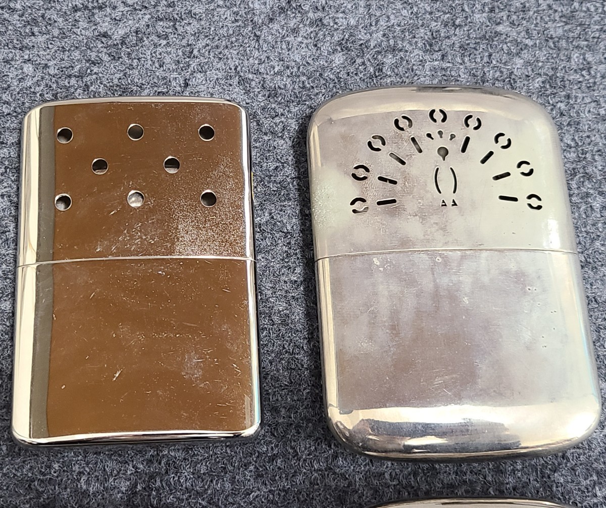 ハクキンカイロ 白金懐炉 白金カイロ 昭和レトロ レトロ　アンティーク　ビンテージ　ZIPPO　3穴　11枚羽　ハッキンカイロ_画像6