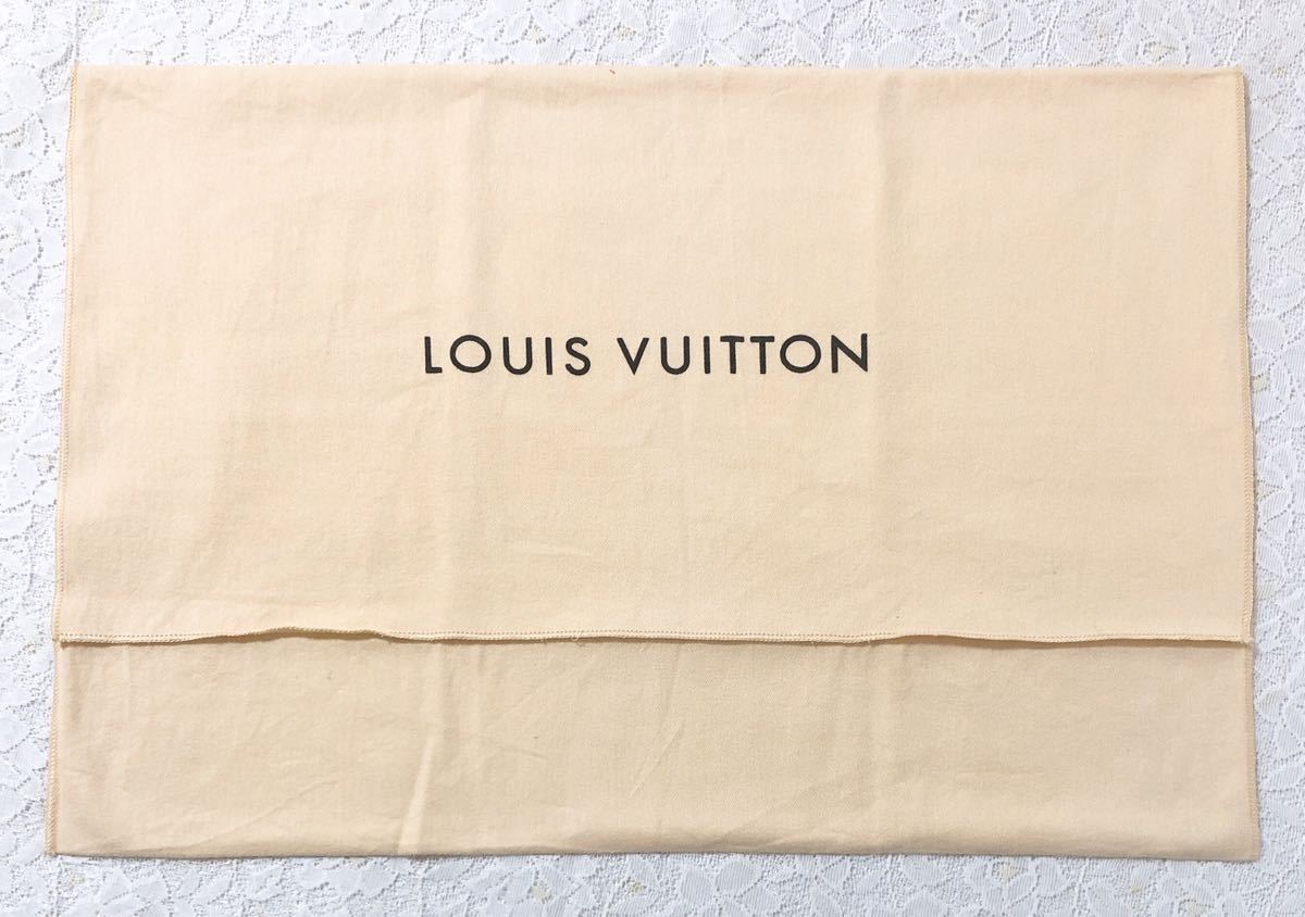 ルイヴィトン「LOUIS VUITTON」バッグ保存袋 旧型 (3288) 正規品 付属品 内袋 布袋 フラップ型 54×36cm バッグ用 _画像1