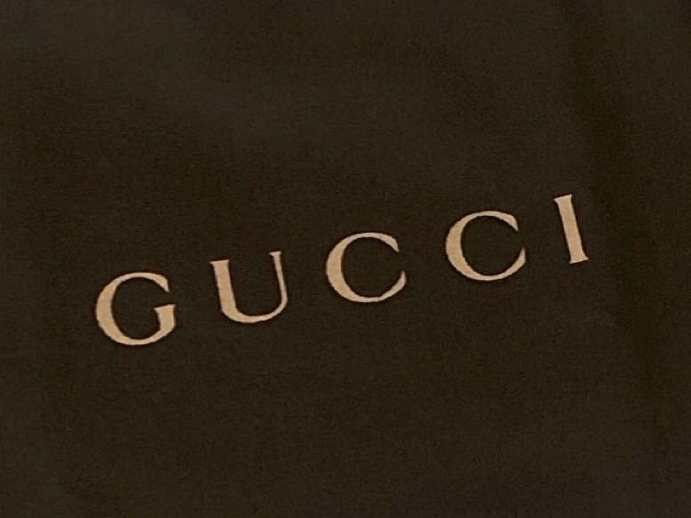  Gucci [GUCCI] сумка сумка для хранения (3366) стандартный товар принадлежности внутри пакет ткань пакет сумка темно-коричневый старая модель текстильный 2 -слойный покрой 35×23cm меньше размер 