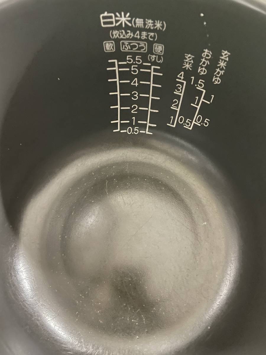 【s1441】HITACHI　日立　RZ-XS10M　2018年製　日立IHジャー炊飯器　極上炊き　中古現状品　通電・動作確認済み_画像6