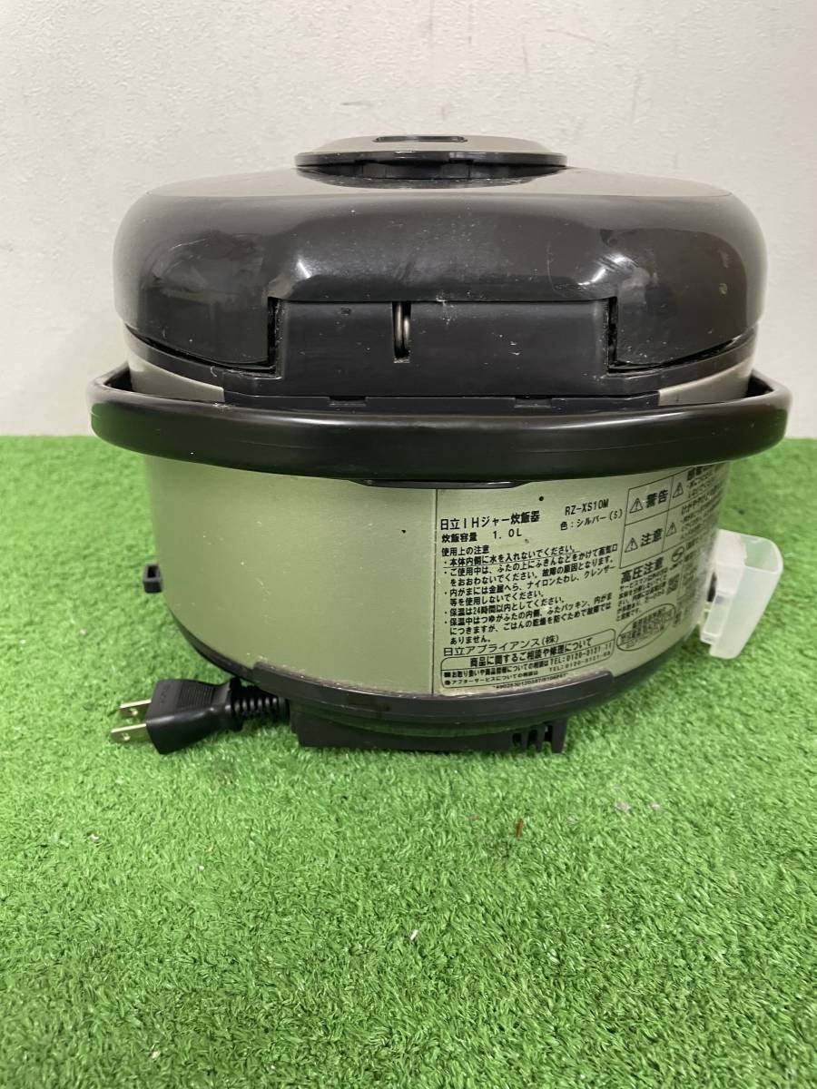 【s1441】HITACHI　日立　RZ-XS10M　2018年製　日立IHジャー炊飯器　極上炊き　中古現状品　通電・動作確認済み_画像3