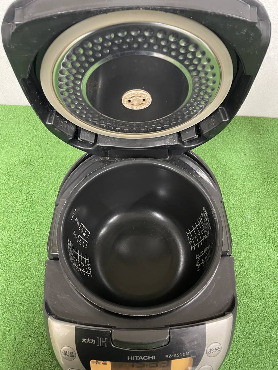 【s1441】HITACHI　日立　RZ-XS10M　2018年製　日立IHジャー炊飯器　極上炊き　中古現状品　通電・動作確認済み_画像5