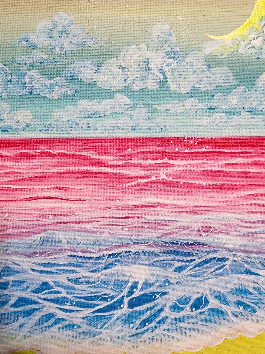 海 絵 風景画 アート アクリル絵の具 一点物 原画|Yahoo!フリマ 海 絵 風景画 アート アクリル絵の具 一点物 原画|Yahoo!フリマ