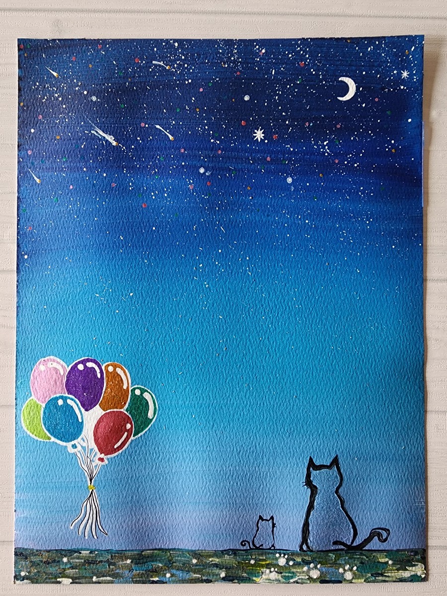 アクリル画 猫の絵 猫 風景画 絵画 アート|Yahoo!フリマ(旧 アクリル画 猫の絵 猫 風景画 絵画 アート|Yahoo!フリマ(旧