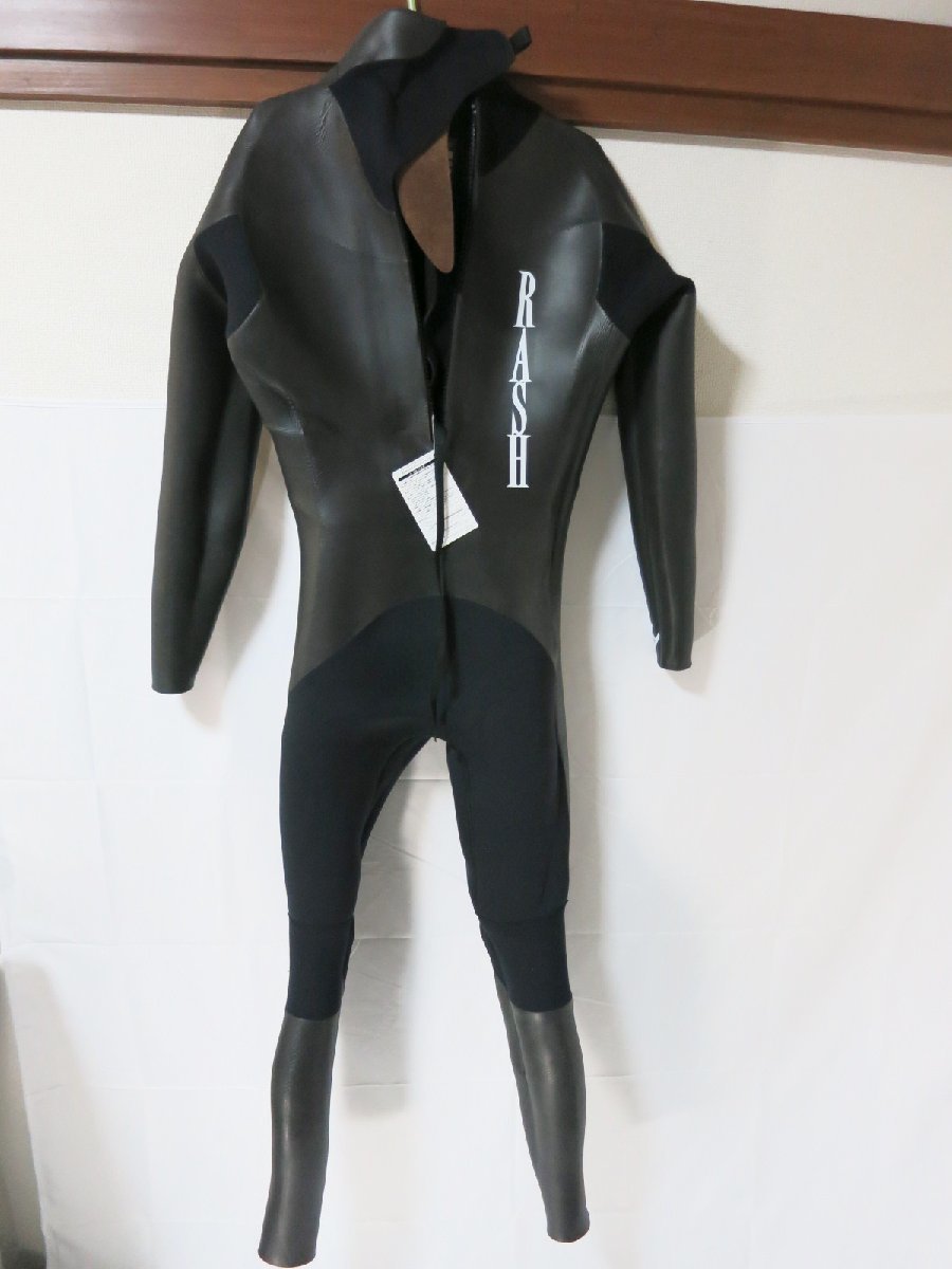 未使用新品　RASH WETSUITS セミドライ 5mm/3mmラッシュウェットスーツフルスーツ　裏起毛　真冬_画像2