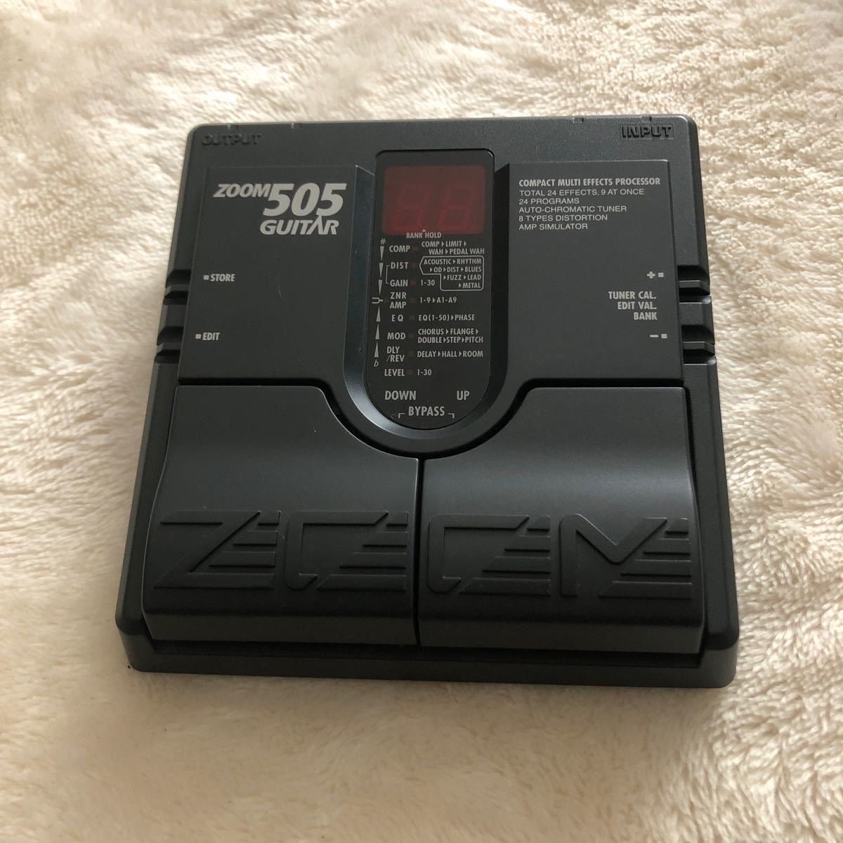 ZOOM 505 guitar ズーム505ギター用エフェクター_画像1