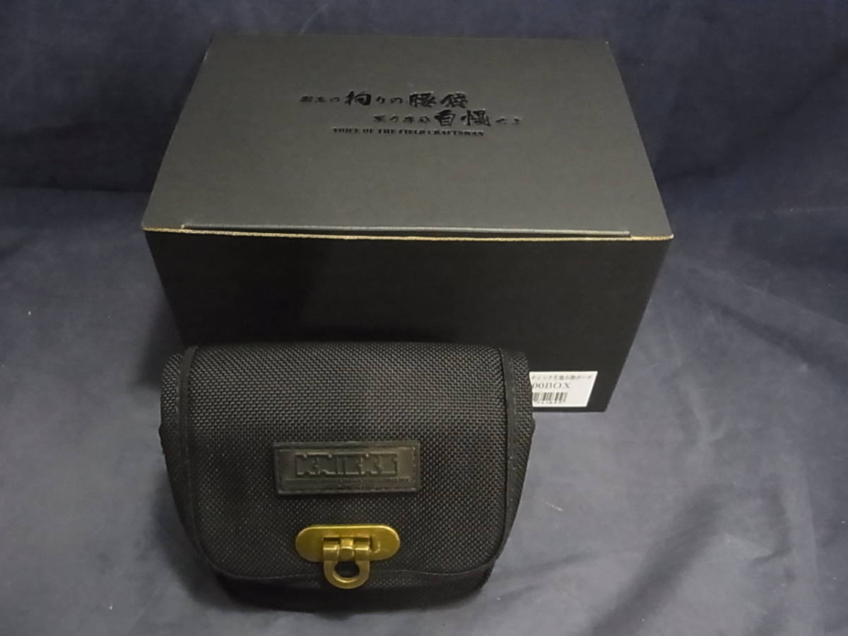 760★100円～★ニックス バリスティック生地小物ポーチ BA-100BOX ブラック■1回使用■美品_画像1