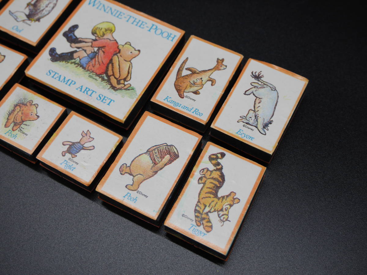 Disney/ディズニー くまのプーさん クラシックプー スタンプ 判子 ALL NIGHT MEDIA/オールナイトメディア RUBBER STAMPS Winnie-the-Poohの画像5