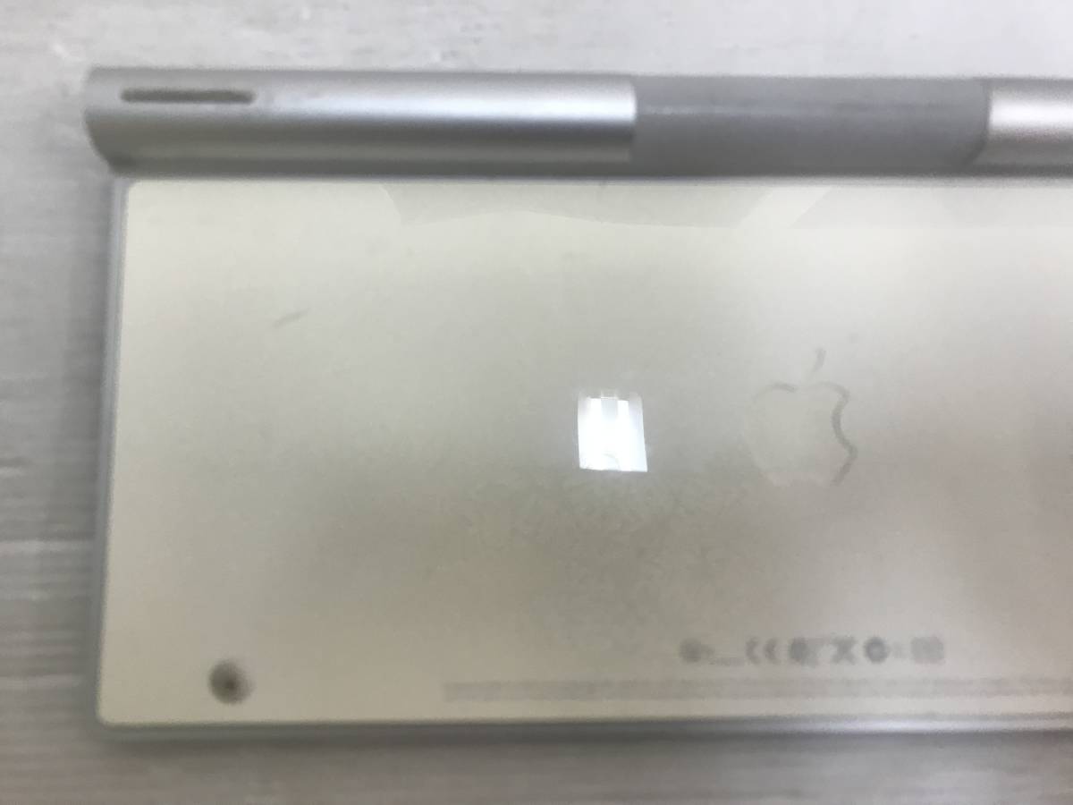 浜/Apple/ワイヤレスキーボード/A1314/2009年/動作未確認/入力機器/本体のみ/マウス無し/汚れ有り/ホワイト/アップル/12.21-123TY_画像5