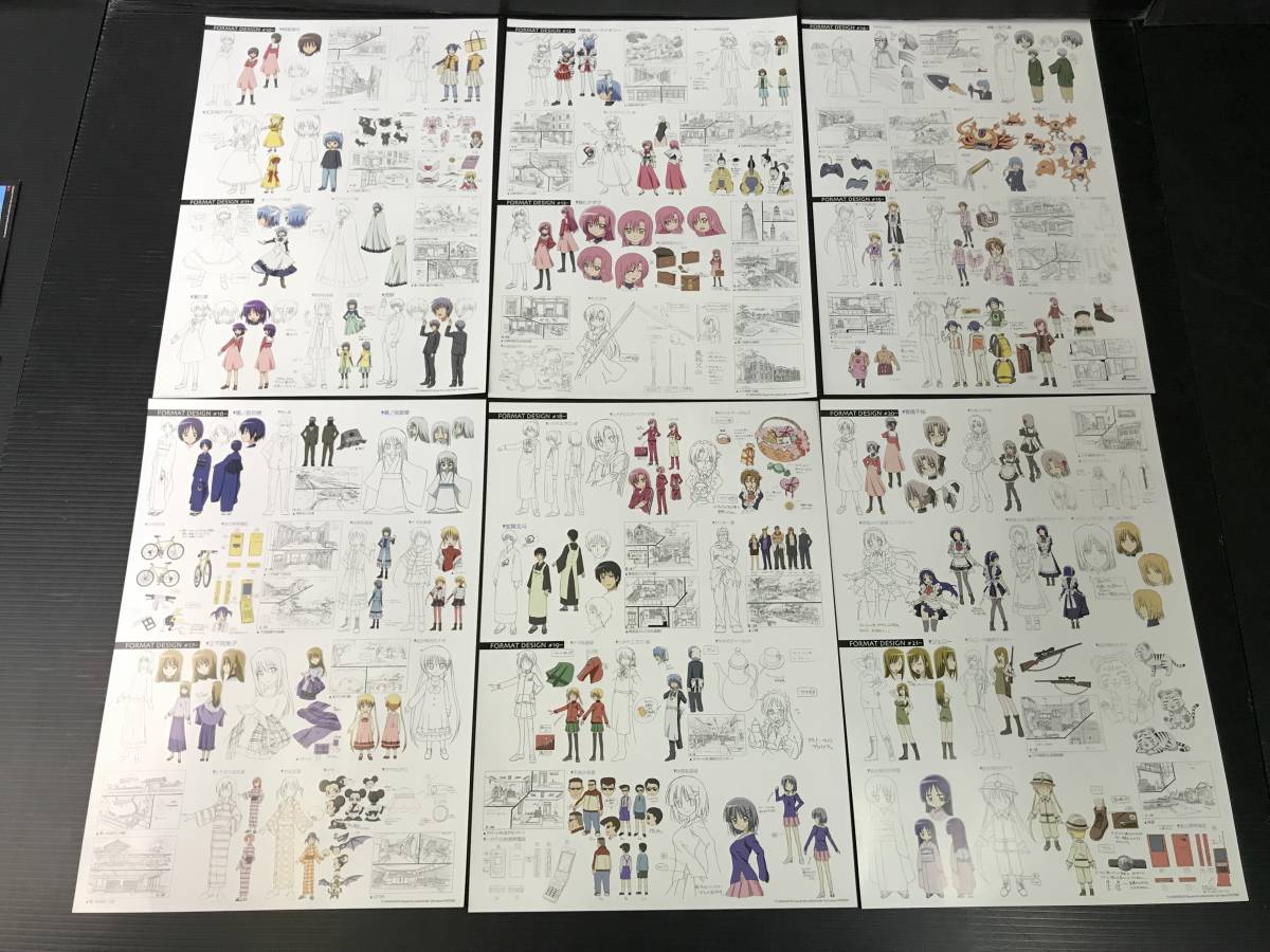 浜/小学館/ハヤテのごとく！POSTERS！/ポスターセット/初版/設定資料集/畑健二郎/アニメ版/コレクション/12.21-154 MO_画像5