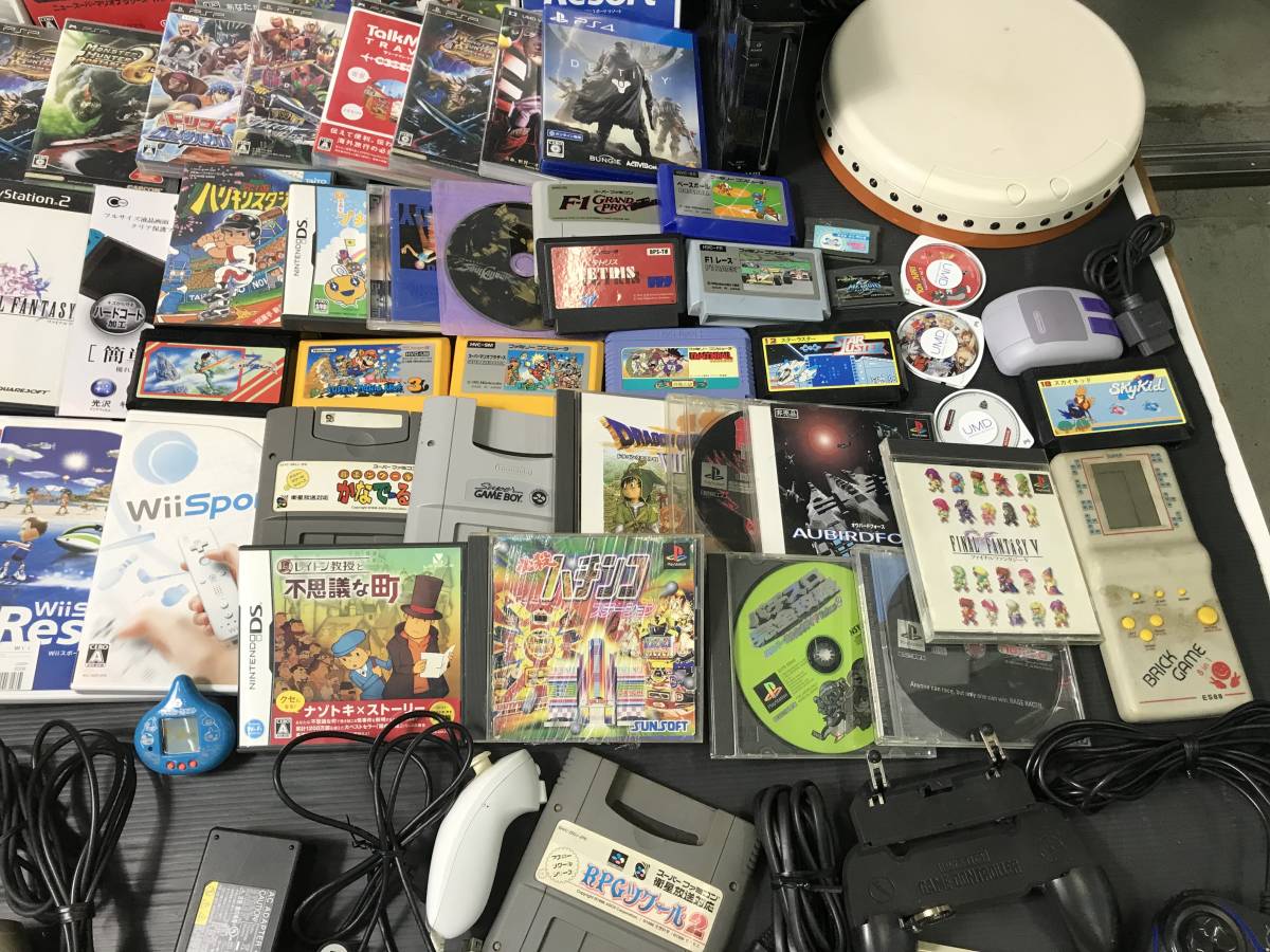 ピ/任天堂/その他/テレビゲーム関連/60点以上セットまとめ売り/動作未確認/PS/Wii/ファミコン/ゲーム機本体/周辺機器/空ケース/1.9-61 MO_画像5