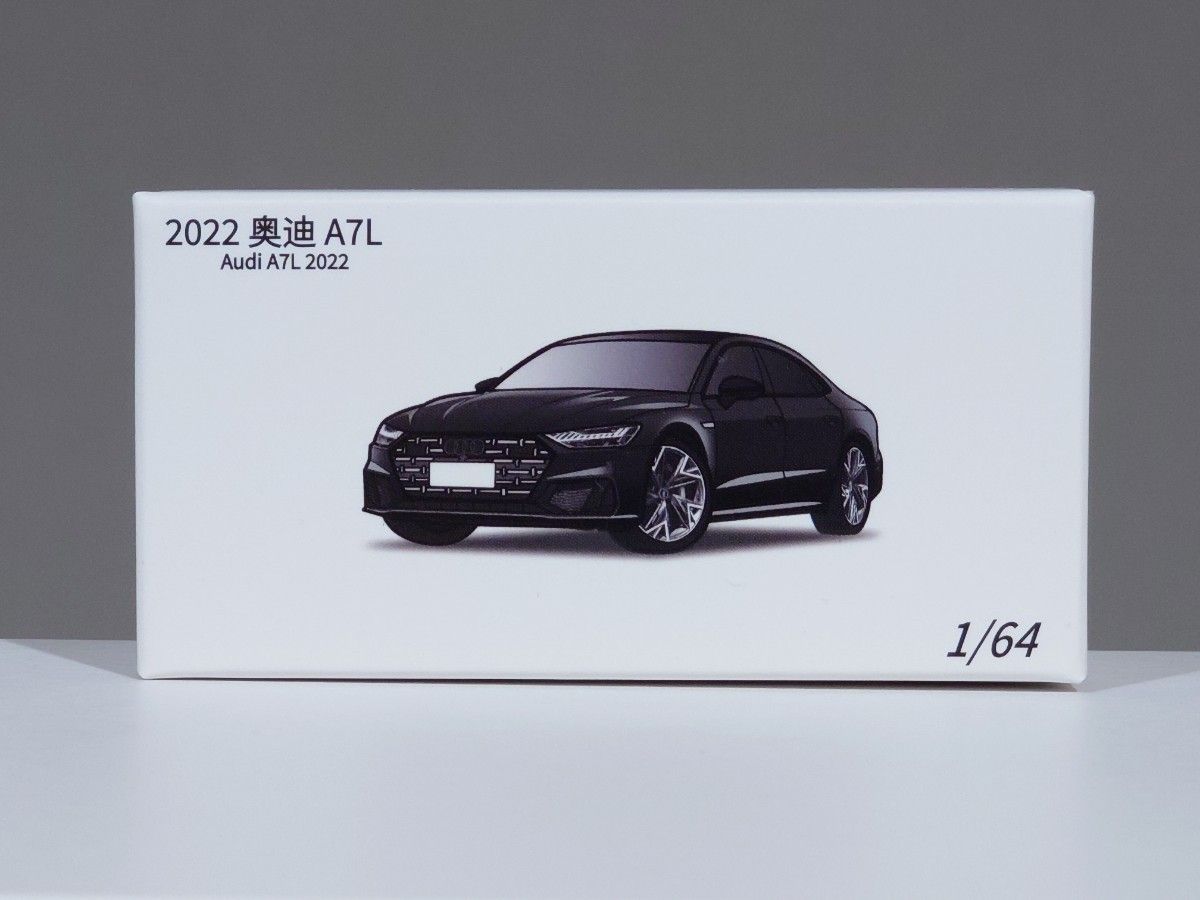 【日本未発売】JKM 1/64 Audi A7L 2022 アウディ A7 L【ブラック】